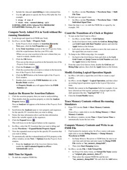 Verdi Quick Reference Guide | PDF | Debugging | Command Line Interface