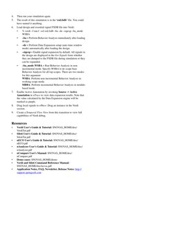 Verdi Quick Reference Guide | PDF | Debugging | Command Line Interface