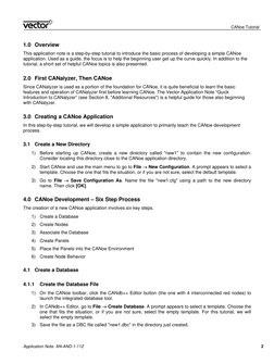 Vector Canoe Training.pdf CANoe Tutorial - Vector | PDF | Cursor (User Interface) | Button ...