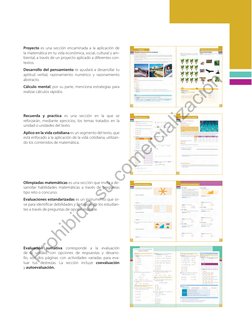 Proyecto es una sección encaminada a la aplicación de
la matemática en tu vida económica, social, cultural y am-
biental, a