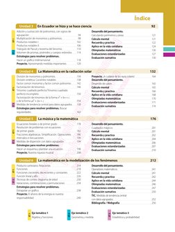 Índice
Eje temático 1
Álgebra y funciones
ET 1
Eje temático 2
Geometría y medida
ET 2
Eje temático 3
Estadística y probabilid