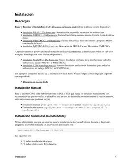 Instalación
Descargas
Bajar y Ejecutar el instalador: desde  Descargas en Google Code (http://code.google.com/p/pyafipws/down