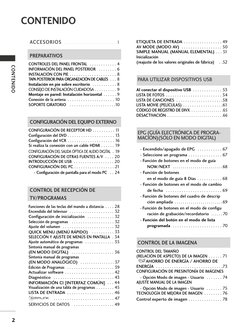 CONTENIDO
2
CONTENIDO
ACCESORIOS
 . . . . . . . . . . . . . . . . . . . . . . . . . . . . . . . . . . . . . . . . . 1
PREPARA