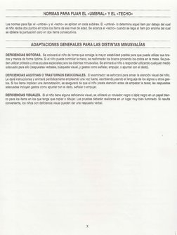 NORMAS PARA FIJAR EL «UMBRAL» Y EL «TECHO» 
Las normas para fijar el «umbral» y el «techo» se aplican en cada subárea. El «um