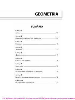 SUMÁRIO
Capítulo  1
Ângulo .................................................................................................