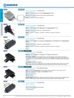 GAUSS Voltage Regulator Catalog 2021-2022 | PDF | Motor Vehicle