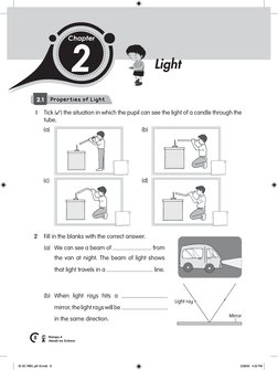 Properties of Light for Primary 4 | PDF | Mirror | Shadow