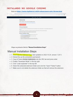 4 
 
Instalando no Google Chrome 
 
Entre no https://justas-d.github.io/roll20-enhancement-suite/chrome.html  (https://just