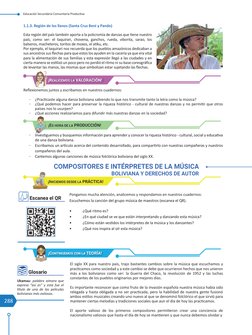 Educación Secundaria Comunitaria Productiva
288
1.1.3. Región de los llanos (Santa Cruz Beni y Pando) 
Esta región del país t