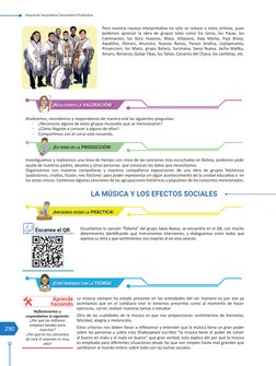 Educación Secundaria Comunitaria Productiva
290
Pero nuestra riqueza interpretativa no sólo se reduce a estos artistas, pues