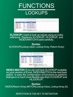 Excel Functions for Data Analysis Guide | PDF