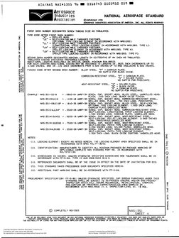 Nas1351 Data.pdf NAS1351 | PDF | Screw | Metalworking