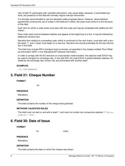 MT 110 Cheque Advice Overview | PDF | Cheque | Trademark