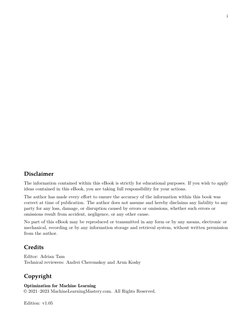 i
Disclaimer
The information contained within this eBook is strictly for educational purposes. If you wish to apply
ideas con