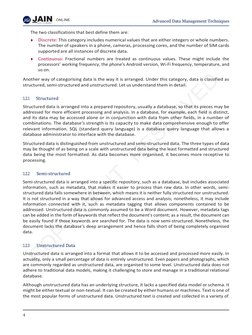 J
DA
EEMED-TOI
-BE UNN
IVERSITY 
JGI 
Advanced Data Management Techniques 
4 
 
 
The two classifications that best define th