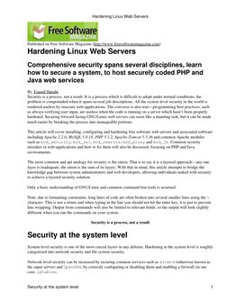 Hardening Linux Web Servers | PDF | Php | Java Server Pages