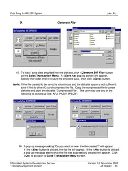 BIR Relief System Data Entry Guide | PDF | Menu (Computing) | Database ...
