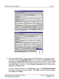 BIR Relief System Data Entry Guide | PDF | Menu (Computing) | Database ...