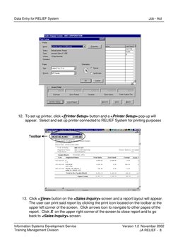 BIR Relief System Data Entry Guide | PDF | Menu (Computing) | Database ...