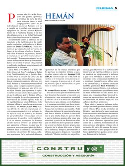 5
ara este año 2014 se ha decre-
tado una palabra apostólica 
y profética de parte de Dios 
para nosotros tanto a nivel 
cong