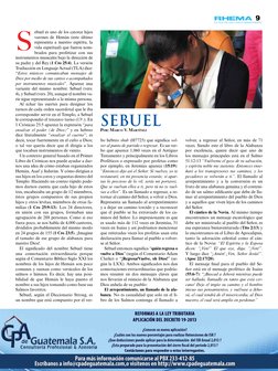 9
ebuel es uno de los catorce hijos 
varones de Hemán (este último 
representa a nuestro espíritu, la 
vida espiritual) que f