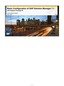 SAP Solution Manager Configuration Guide | PDF | Databases | Operating ...