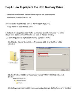 Samsung TV Firmware Upgrade Guide | PDF | Computer File | Usb