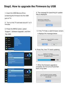Samsung TV Firmware Upgrade Guide 2012 | PDF | Computers