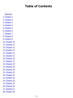 Table of Contents
Summary
1. Chapter 1
2. Chapter 2
3. Chapter 3
4. Chapter 4
5. Chapter 5
6. Chapter 6
7. Chapter 7
8. Chapt