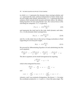 40
THE WAVE EQUATION AS APPLIED TO ROD PUMPING
in which u(x, t) represents the dynamic (time-varying) solution and
s(x) repre