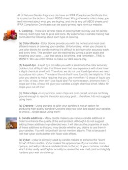 All of Natures Garden fragrance oils have an IFRA Compliance Certificate that 
is located on the bottom of each MSDS sheet. W