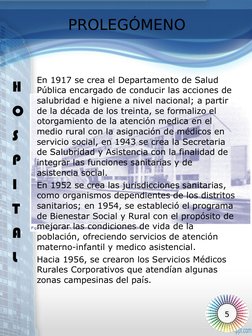 En 1917 se crea el Departamento de Salud 
Pública encargado de conducir las acciones de 
salubridad e higiene a nivel naciona