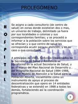 Se asigno a cada consultorio (de centro de 
salud) en zonas donde existieran dos o mas, 
un universo de trabajo, delimitado y