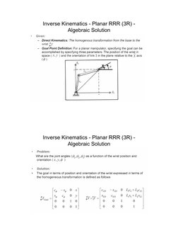 Inverse Kinematics of 3R Manipulators | PDF | Coordinate System ...