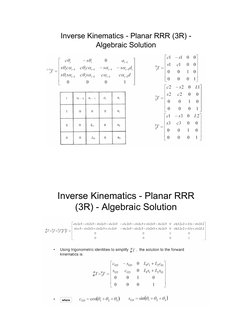 Inverse Kinematics of 3R Manipulators | PDF | Coordinate System ...