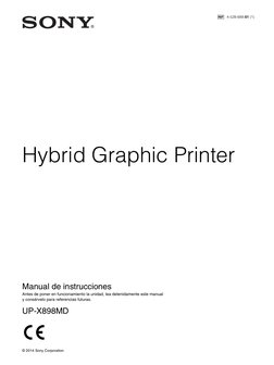 Manual de instrucciones
Antes de poner en funcionamiento la unidad, lea detenidamente este manual 
y consérvelo para referenc