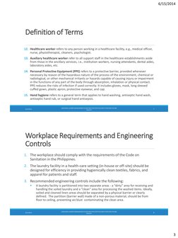 Hospital Linen and Laundry Guidelines | PDF | Personal Protective ...