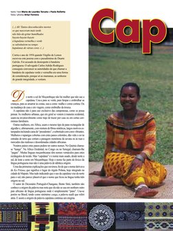 18  
texto / text Maria de Lourdes Torcato e Paola Rolletta
fotos / photos Artur Ferreira
Cap 
D
e norte a sul de Moçambique