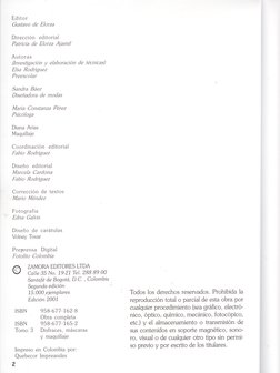 Editor
Gustavo de E/orza
Dirección
editorial
Patricia de Elorza Ajamil
Autoras
(Investigacióny elaboración de técnicas)
EIsa