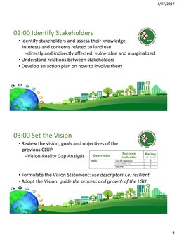 4/07/2017
4
02:00 Identify Stakeholders 
• Identify stakeholders and assess their knowledge, 
interests and concerns related