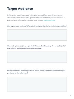 Startup Business Plan Template Guide | PDF | Business Plan | Target ...