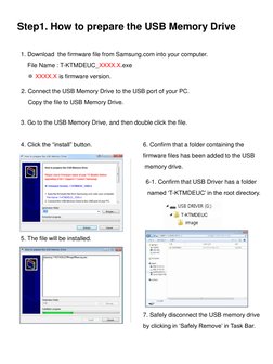 Samsung TV Firmware Update Guide | PDF | Computer File | Usb
