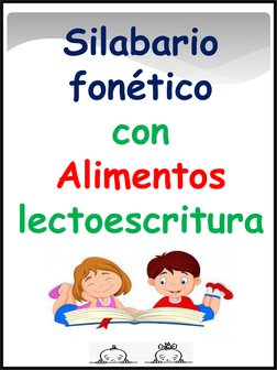 Silabario
fonético
con
Alimentos
lectoescritura
