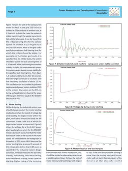 Page 8
Power Research and Development Consultants 
Newsletter
to slip. If the load torque at the star'ng is 
more than the st