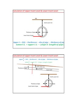 Invert Level Calculation in Sewers | PDF | Sanitary Sewer | Nature