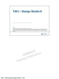 TAFJ Design Studio User Guide R16 | PDF | Command Line Interface ...