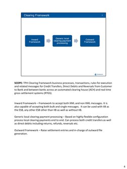 TPH Clearing Framework Overview | PDF | Clearing (Finance) | Payments