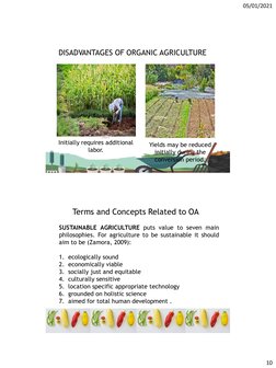 Introduction to Organic Agriculture Module | PDF | Organic Farming ...