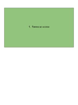 1. Formas de acceso
