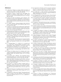 6
The Scientific World Journal
References
[1] E. Manninen, “Changes in nursing students’ perceptions of
nursing as they progr